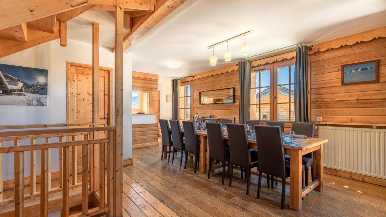 Madame Vacances Les Chalets De L'Altiport Alpe d'Huez Exteriér fotografie