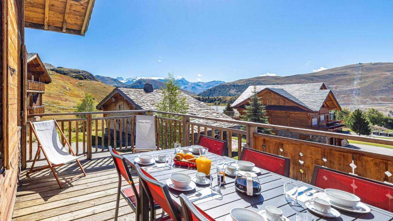 Madame Vacances Les Chalets De L'Altiport Alpe d'Huez Exteriér fotografie