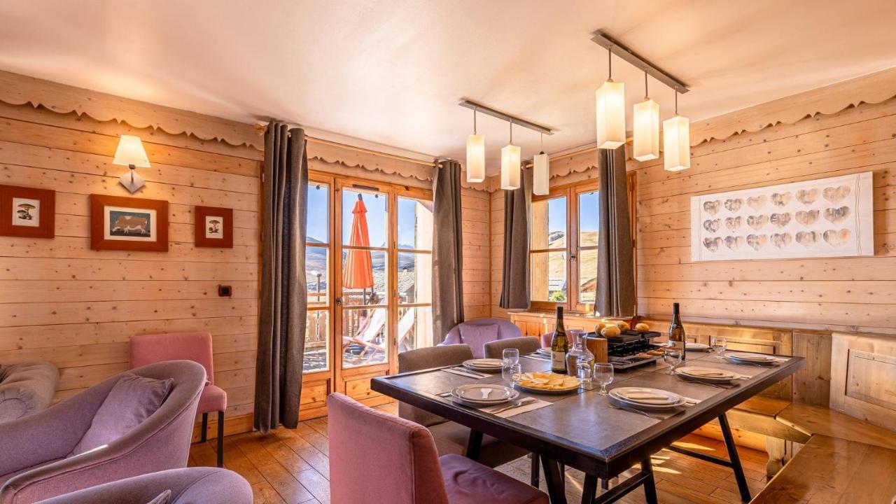 Madame Vacances Les Chalets De L'Altiport Alpe d'Huez Exteriér fotografie