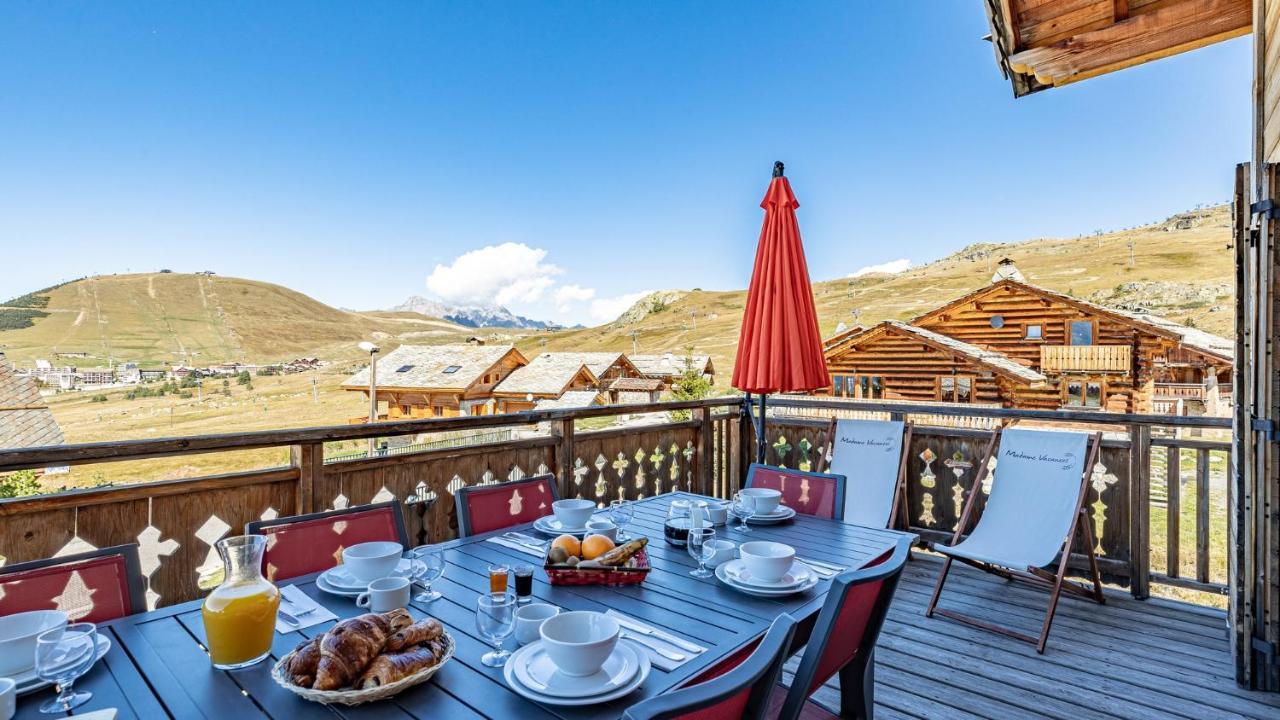 Madame Vacances Les Chalets De L'Altiport Alpe d'Huez Exteriér fotografie