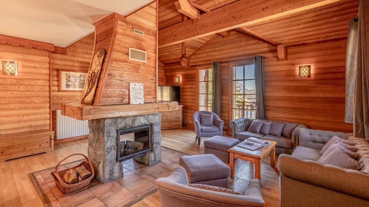 Madame Vacances Les Chalets De L'Altiport Alpe d'Huez Exteriér fotografie