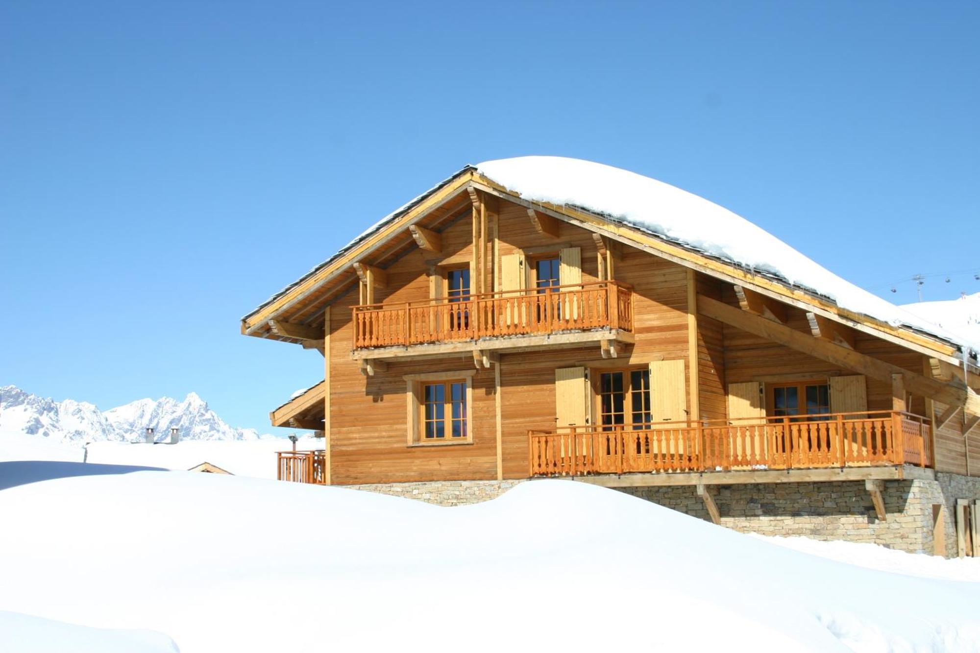 Madame Vacances Les Chalets De L'Altiport Alpe d'Huez Exteriér fotografie